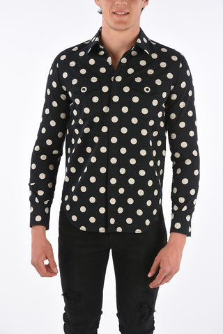 Camicia a Pois in cotone