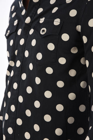 cotton polka dots shirt