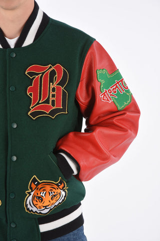 Leather Details BANGLADESH Varsity Bomber