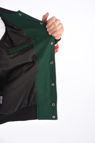 Leather Details BANGLADESH Varsity Bomber