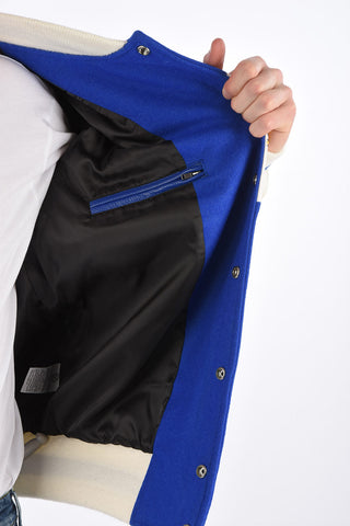 Leather Sleeve EL SALVADOR Varsity Bomber