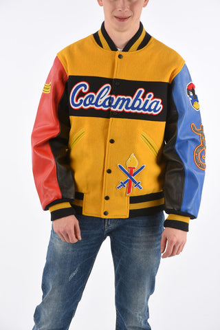 Leather Sleeve COLUMBIA Varsity Bomber