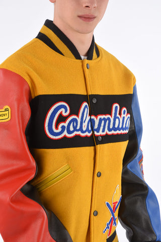 Leather Sleeve COLUMBIA Varsity Bomber