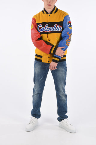 Leather Sleeve COLUMBIA Varsity Bomber