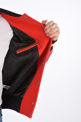 Leather Sleeve VIETNAM Varsity Bomber