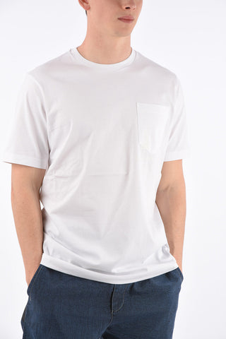 T-Shirt Girocollo T-JUST-POCKET-T17 in Cotone