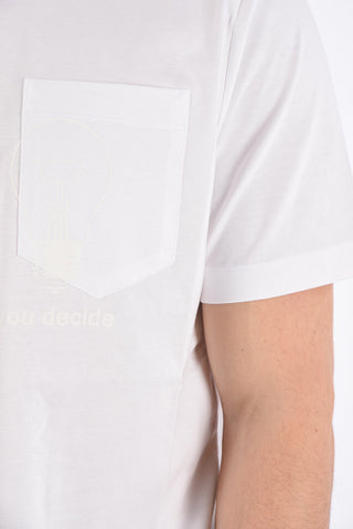 T-Shirt Girocollo T-JUST-POCKET-T17 in Cotone