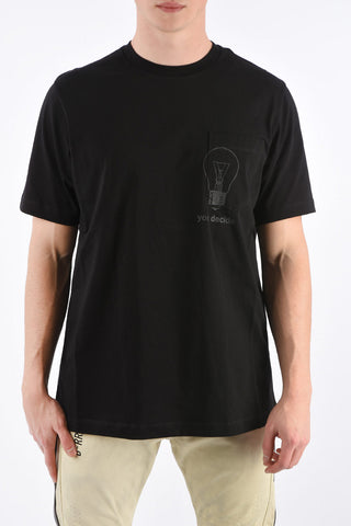 T-Shirt Girocollo T-JUST-POCKET-T17 in Cotone
