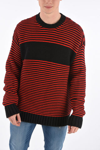 Striped K-BALLIS Crewneck Sweater