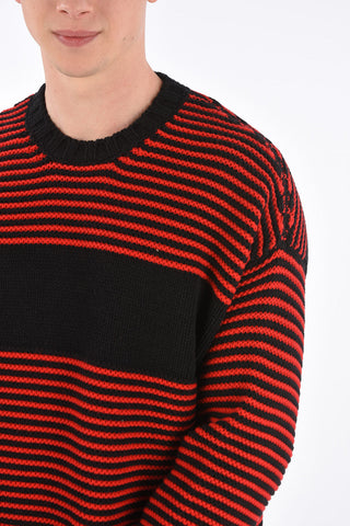 Striped K-BALLIS Crewneck Sweater