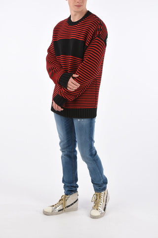 Striped K-BALLIS Crewneck Sweater