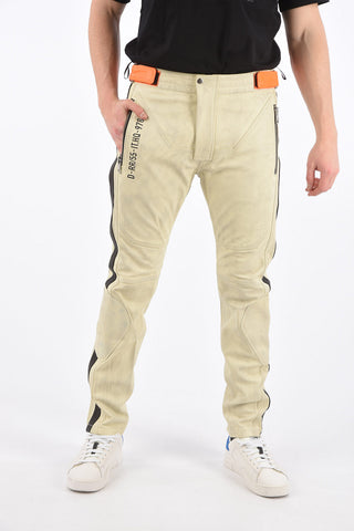 Leather P-CAMARO Biker Pants