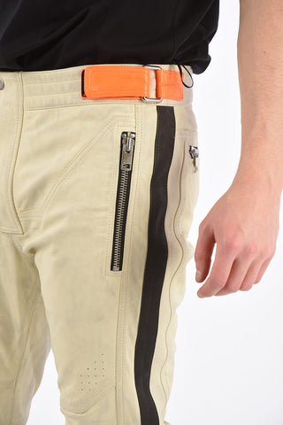 Leather P-CAMARO Biker Pants