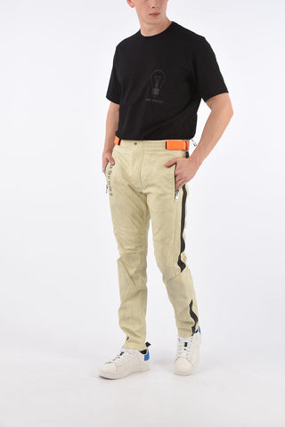 Leather P-CAMARO Biker Pants