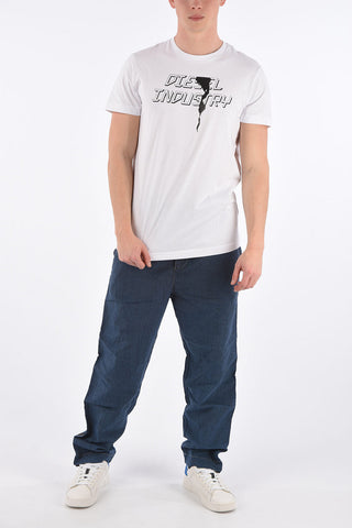 T-Shirt Girocollo T-DIEGO-J25 con Stampa Logo