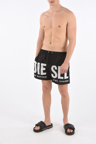 Logo Print Swim Shorts