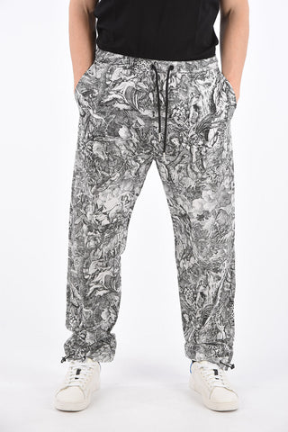 Pantalone P-TOLL-KAOS a fantasia con Elastico in Vita