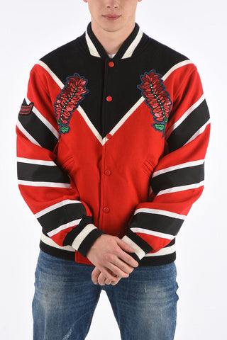 Sequins Embroidery TRIN TOB Varsity Bomber