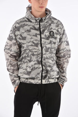 Removable Sleeve Arrows Pattern Jacket