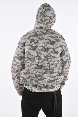 Removable Sleeve Arrows Pattern Jacket