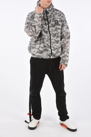 Removable Sleeve Arrows Pattern Jacket