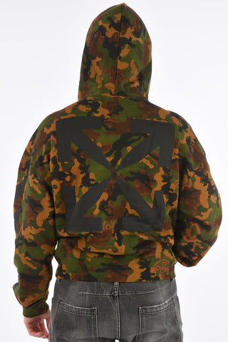 Camouflage Sweatshirt with Hood