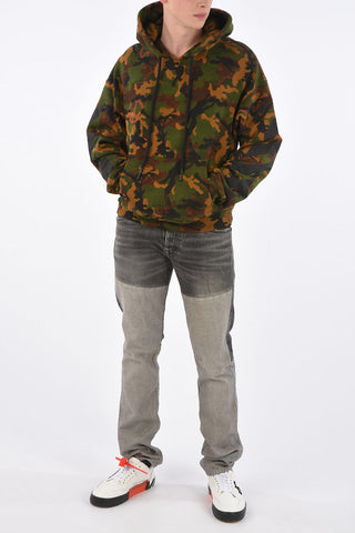 Camouflage Sweatshirt with Hood