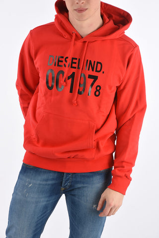 Felpa S-GIRK-HOOD con Stampa Logo