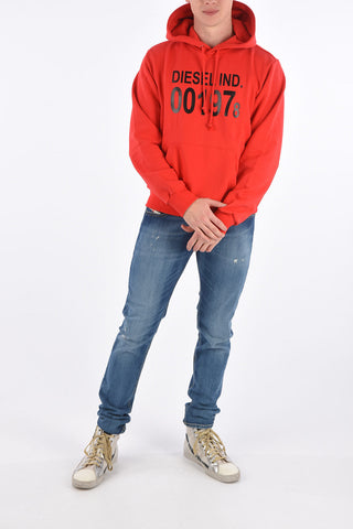 Felpa S-GIRK-HOOD con Stampa Logo