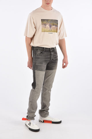 18cm Vintage Effect Regular Fit Jeans