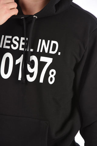 Logo Print S-GIRK-HOOD Sweatshirt