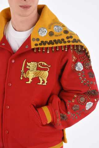 Bomber Varsity SRI LANKA con Ricami Gioiello