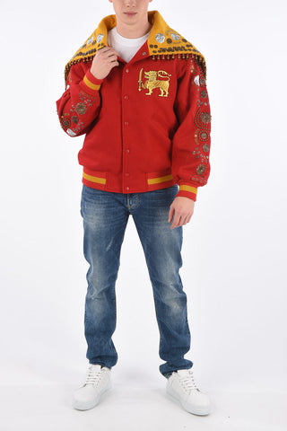 Bomber Varsity SRI LANKA con Ricami Gioiello