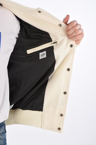 Leather Sleeve OC TONAL Varsity Bomber