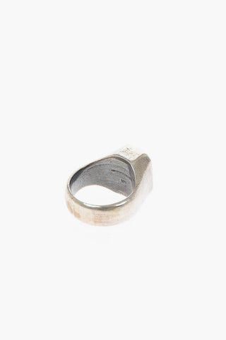 Silver EMAILLE RED Ring