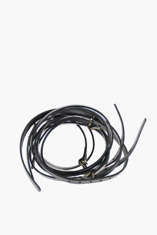 Leather Wrapped Around Bracelet