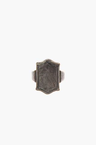 Silver BEETLE FRAME Ring