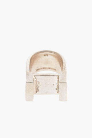 Silver Architectural Ring