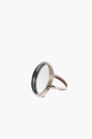 Silver Mirrored Ring