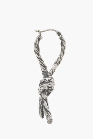 Orecchino singolo ROPE in Argento