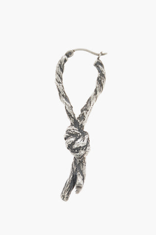 Orecchino singolo ROPE in Argento