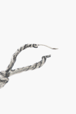 Orecchino singolo ROPE in Argento