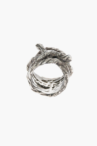 Silver MULTIPLE ROPE Ring
