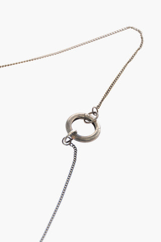 Architectural Necklace with Quartz Detail