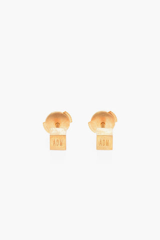 Silver BRANCH CUBE Earrings