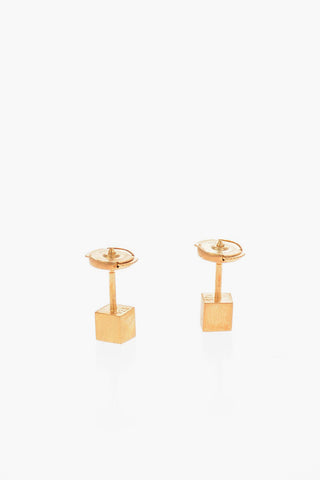 Silver BRANCH CUBE Earrings