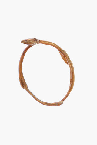 Silver Double Bud Branch Antique Ring