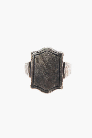 Silver BEETLE FRAME Ring