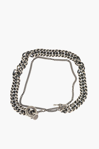 Silver Heavy Chain Necklace