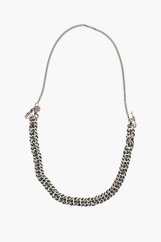 Silver Heavy Chain Necklace
